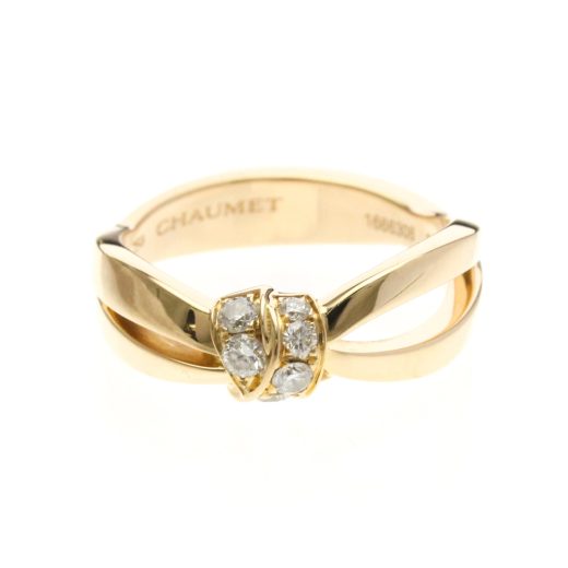 Chaumet Band Ring 18K Rose Gold with Diamond