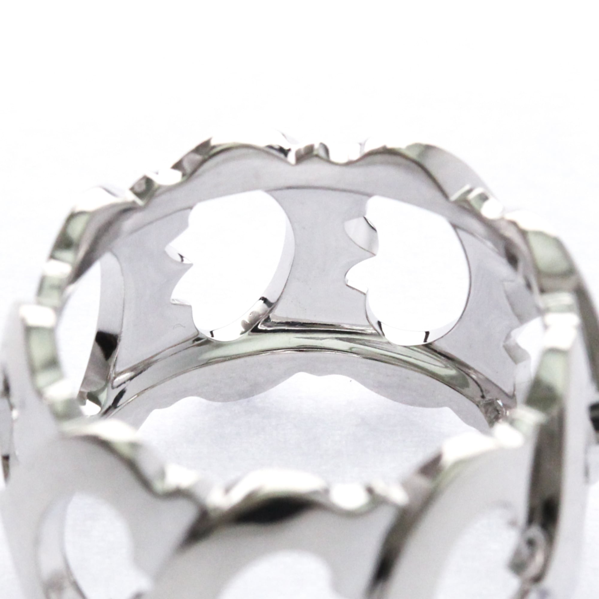 Band Ring 18K White Gold With Diamond - Image 8