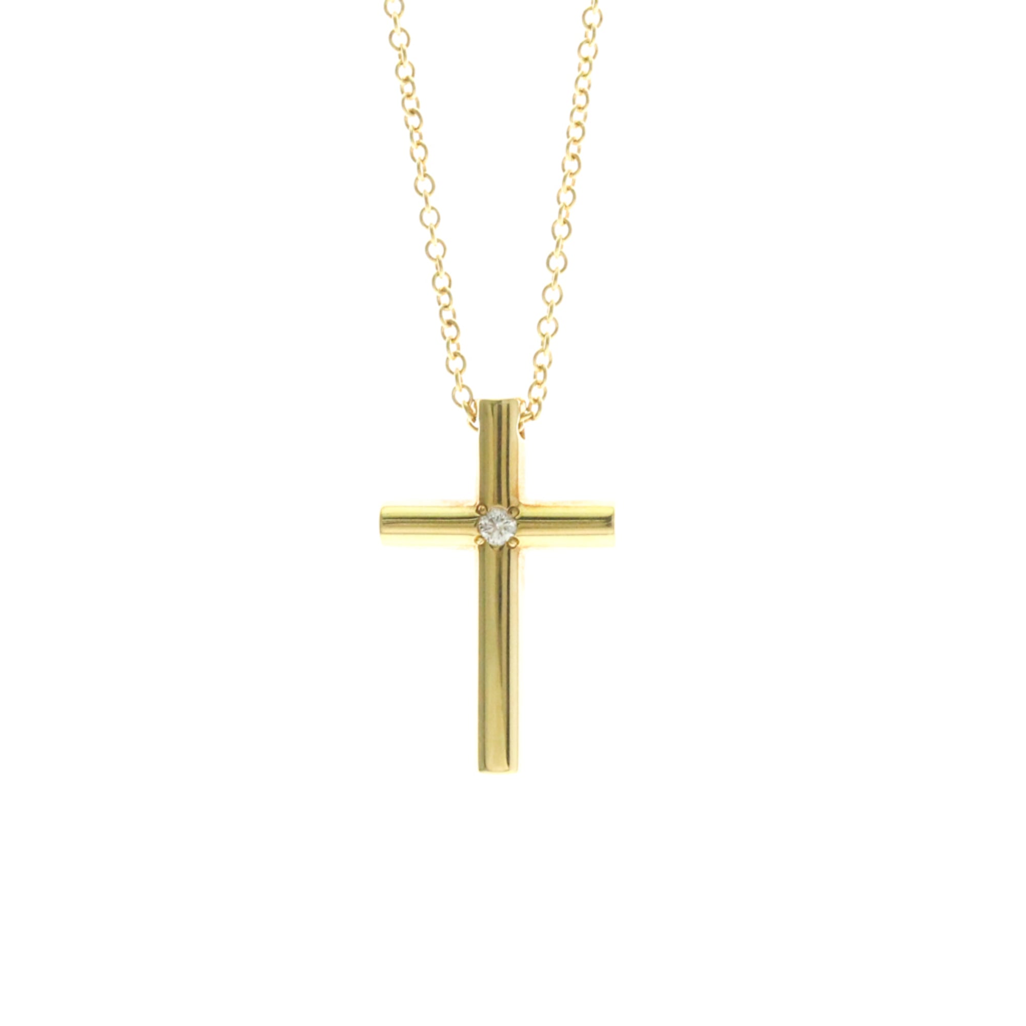 Pendant Necklace 18K Yellow Gold with Diamond