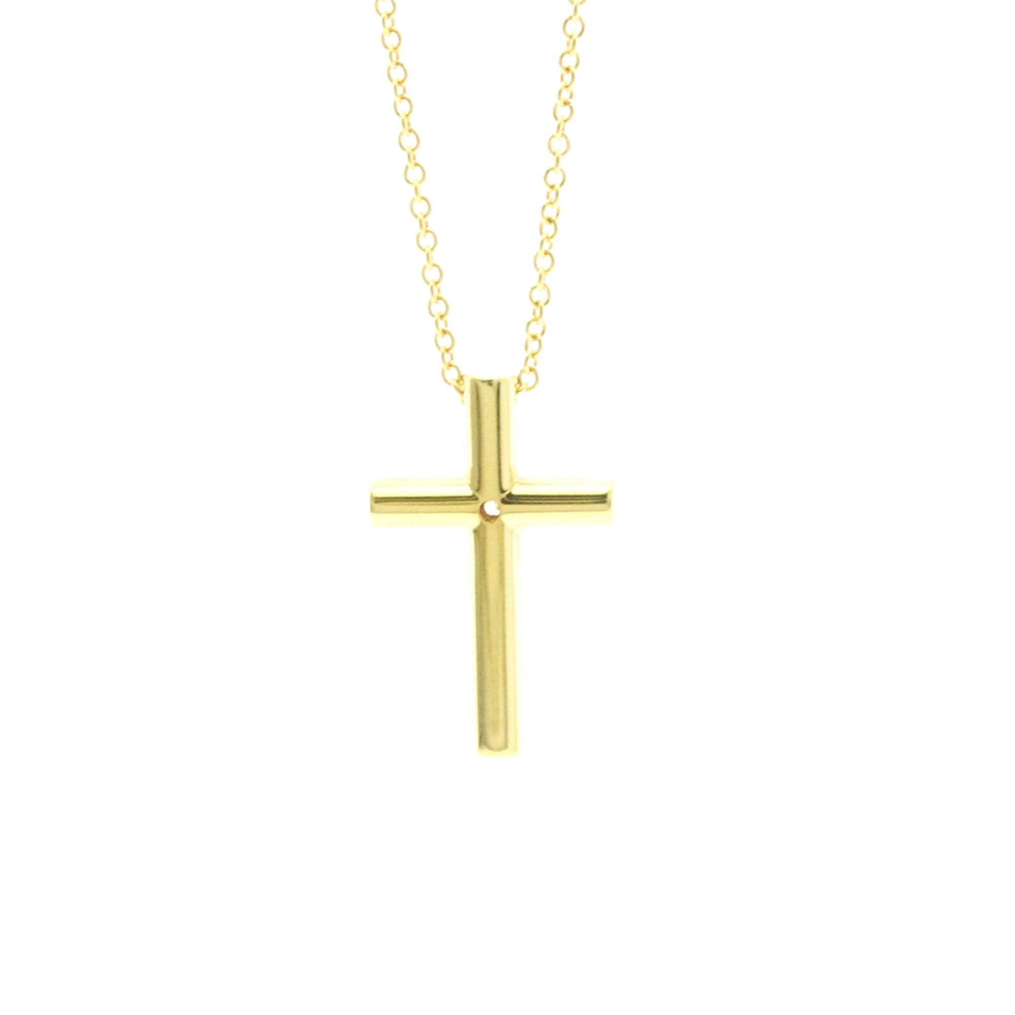 Pendant Necklace 18K Yellow Gold with Diamond - Image 2