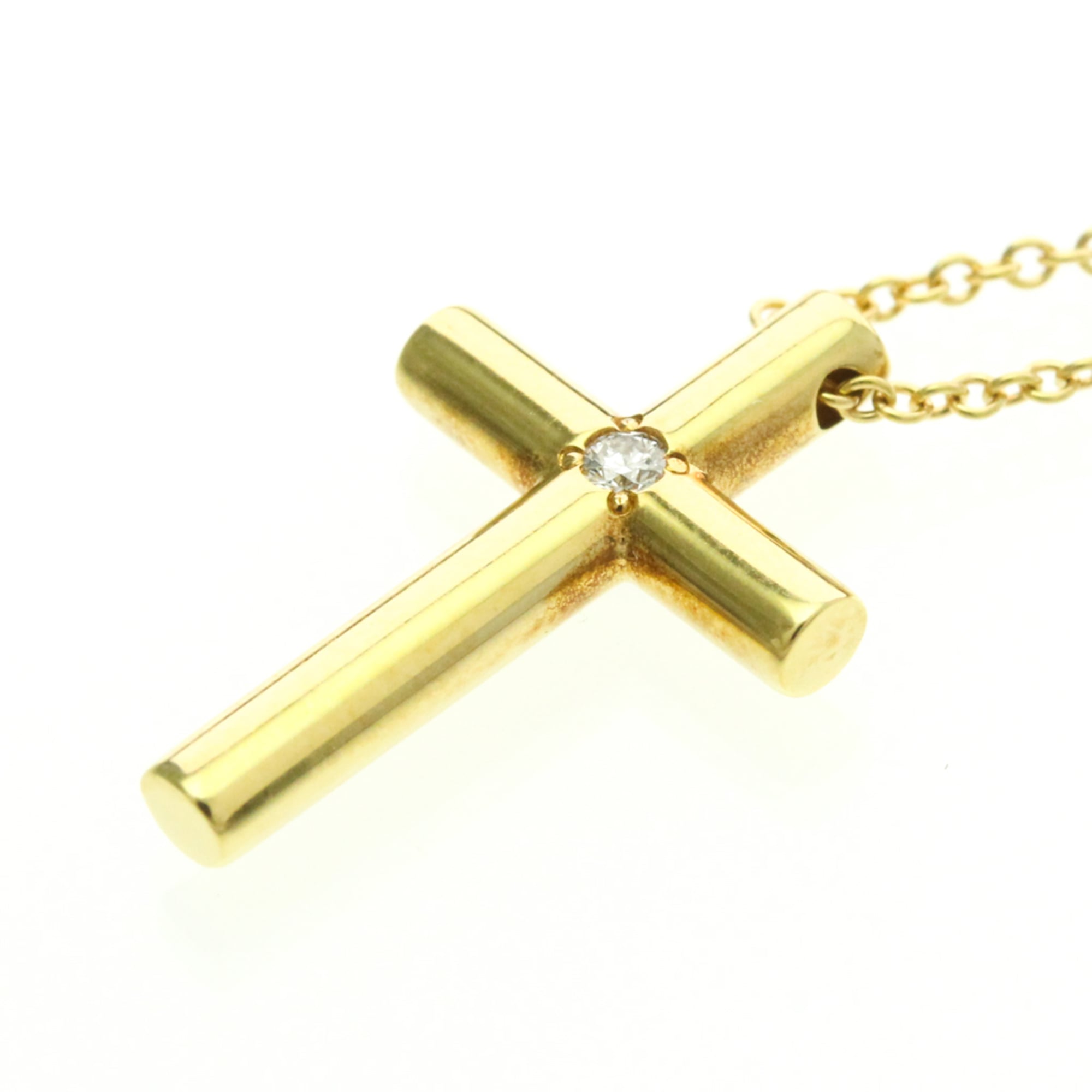 Pendant Necklace 18K Yellow Gold with Diamond - Image 7