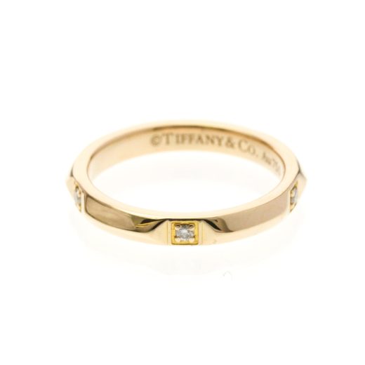 Tiffany & Co. Trueband Ring 18K Rose Gold with Diamond