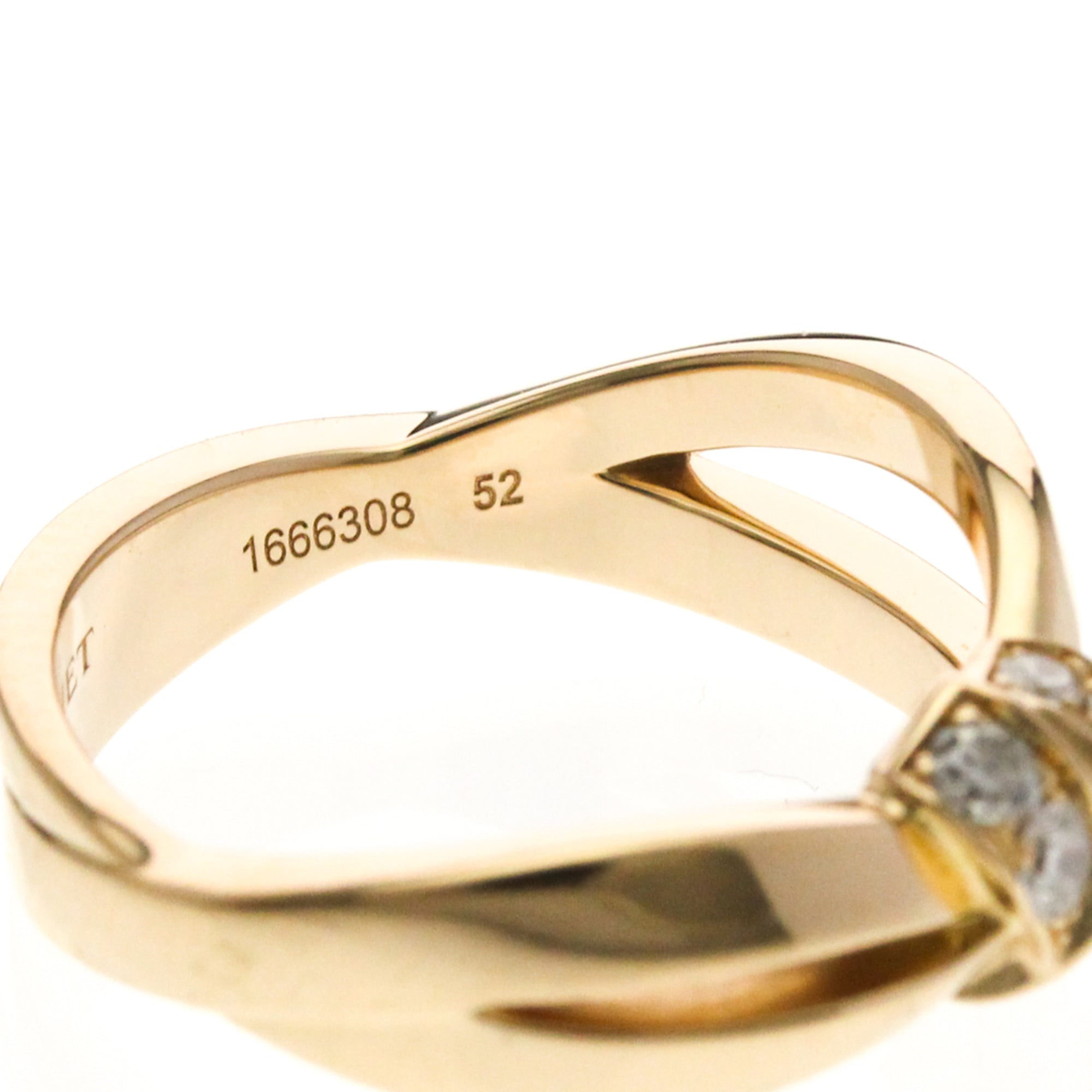 Band Ring 18K Rose Gold with Diamond - Image 8