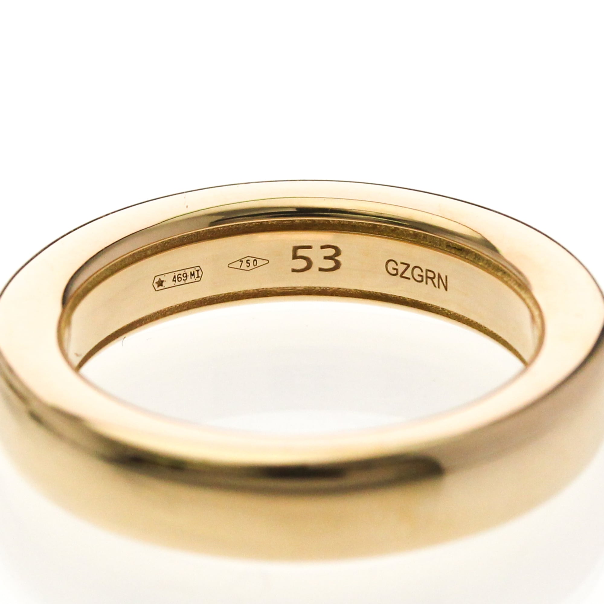 Band Ring 18K Rose Gold with Diamond - Image 7