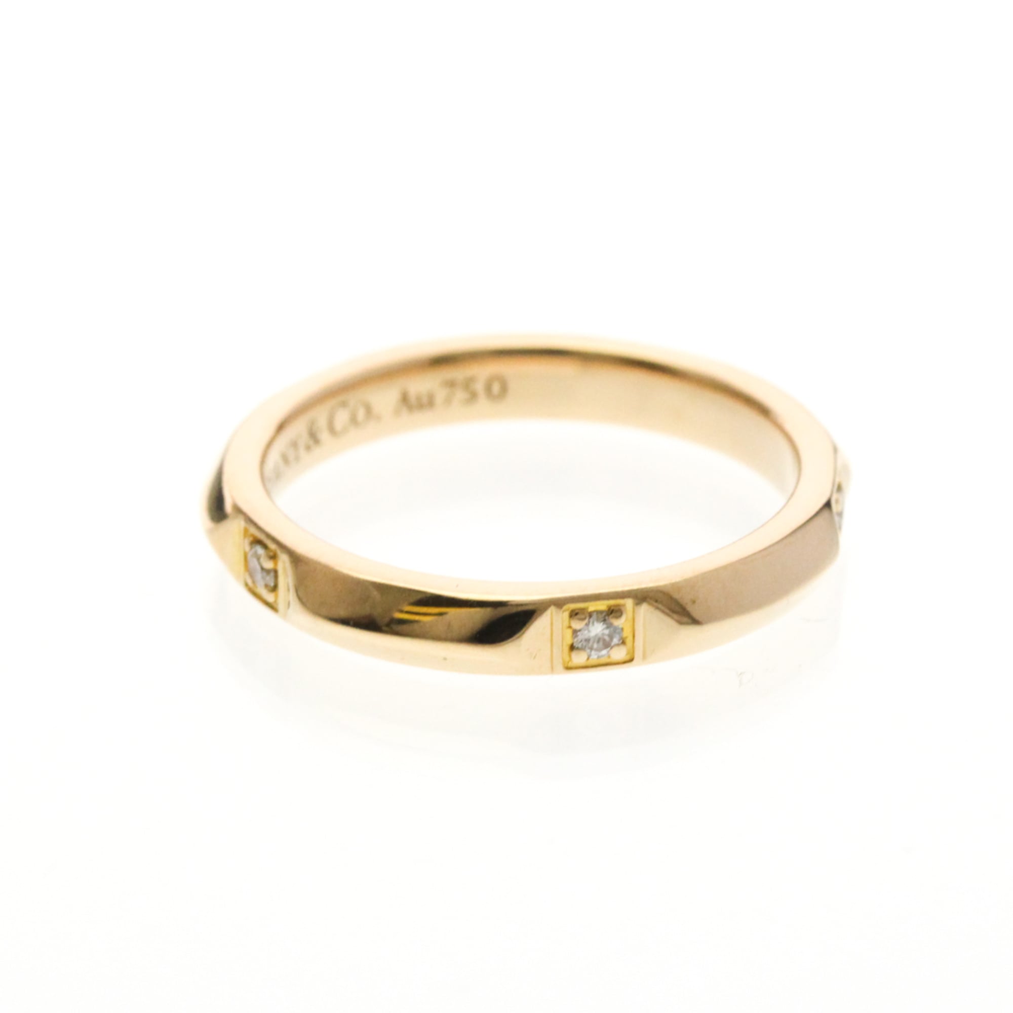 Trueband Ring 18K Rose Gold with Diamond - Image 4