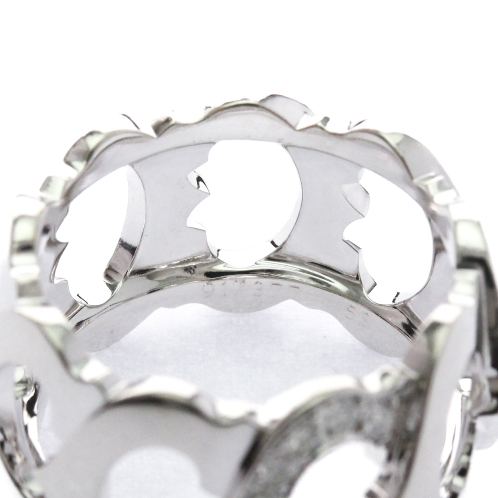 Band Ring 18K White Gold With Diamond - Image 5