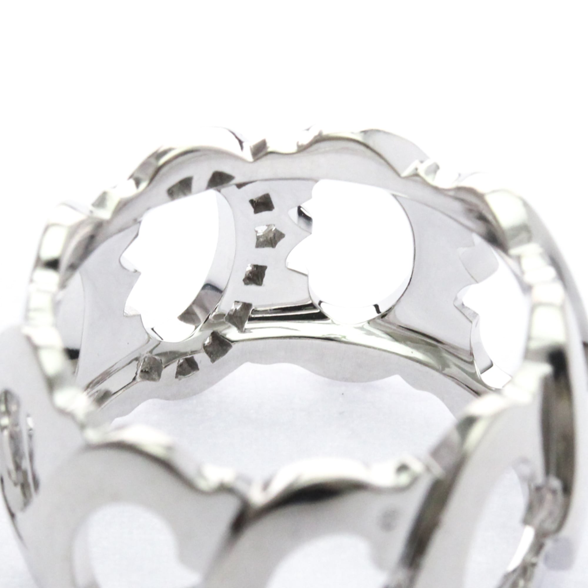Band Ring 18K White Gold With Diamond - Image 7