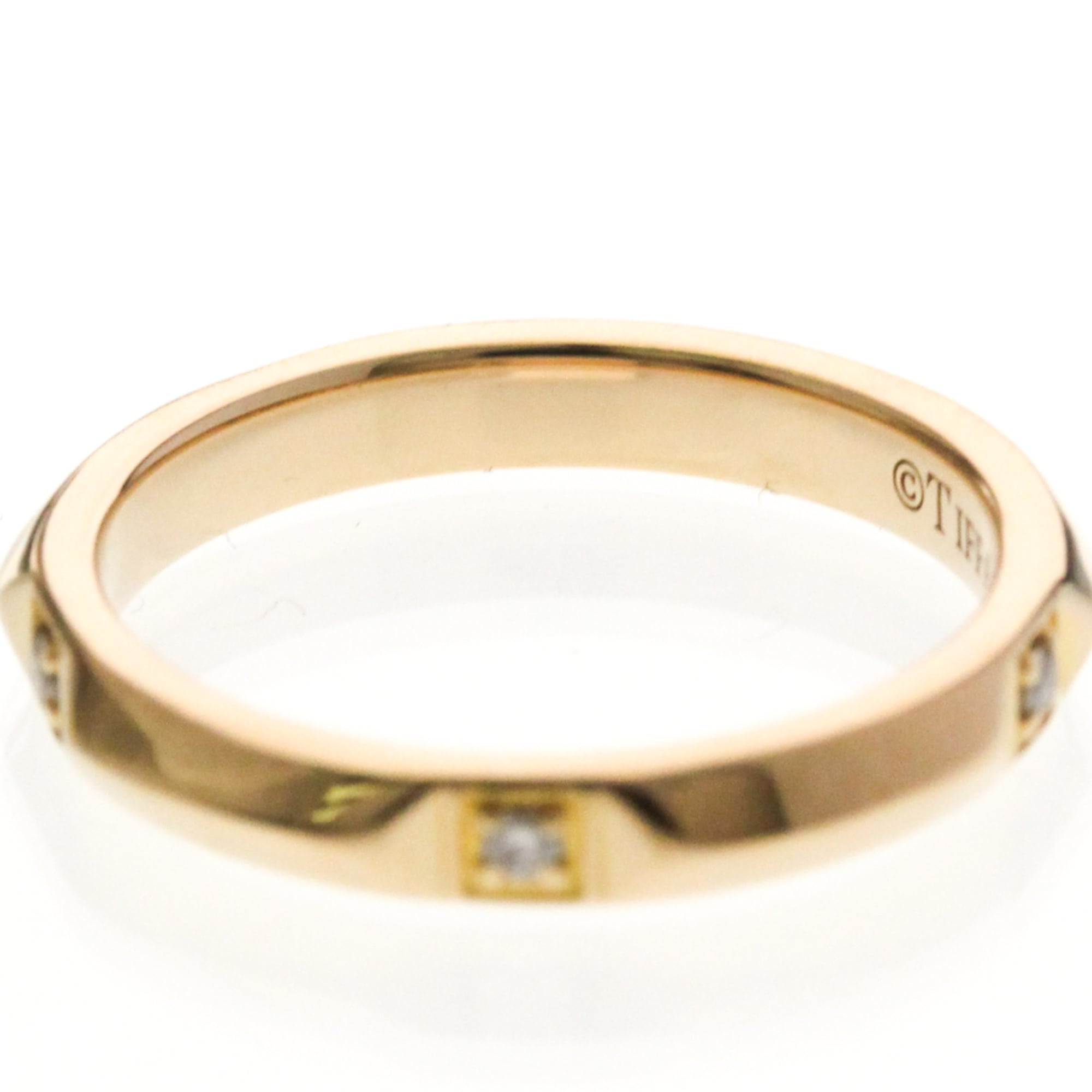 Trueband Ring 18K Rose Gold with Diamond - Image 8