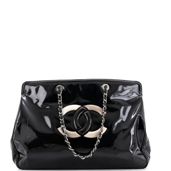 Lipstick Tote Patent Vinyl XL