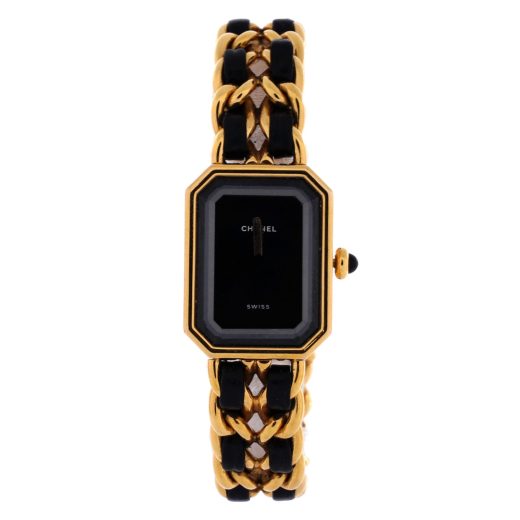 Premiere Rock Quartz Watch Plated Metal and Leather 20