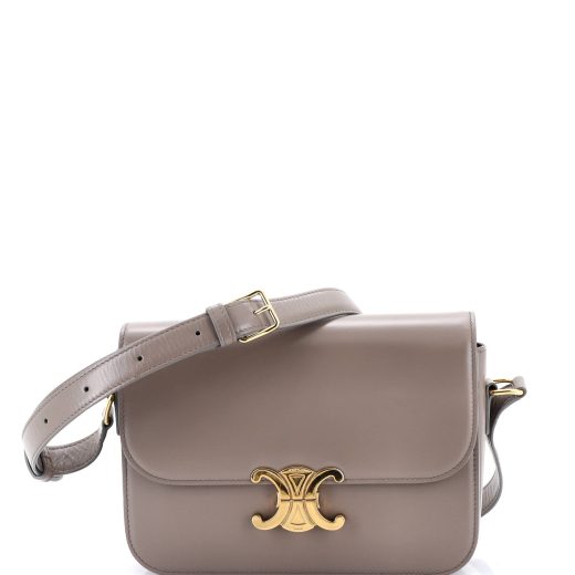 Triomphe Shoulder Bag Smooth Calfskin Medium
