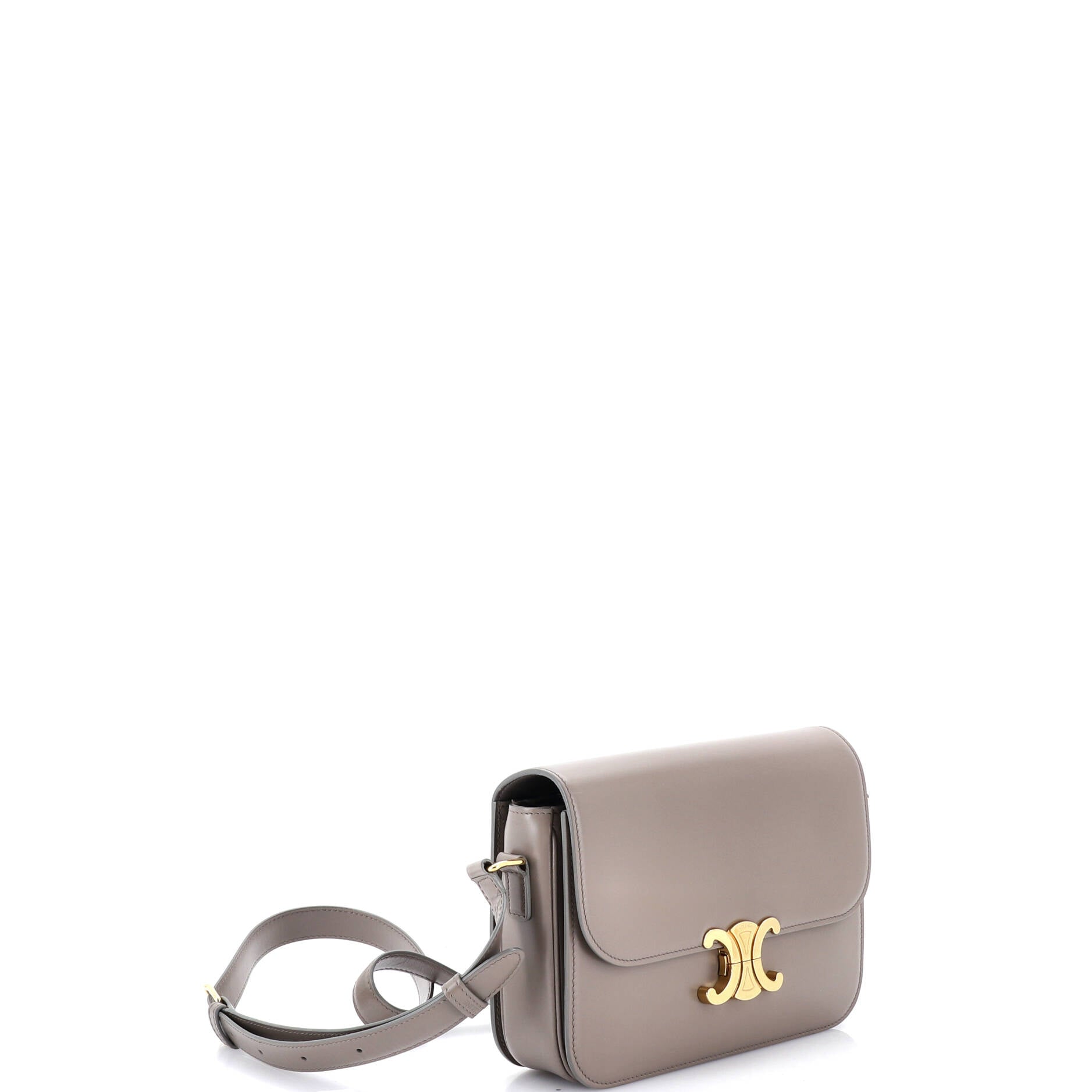 Triomphe Shoulder Bag Smooth Calfskin Medium - Image 2