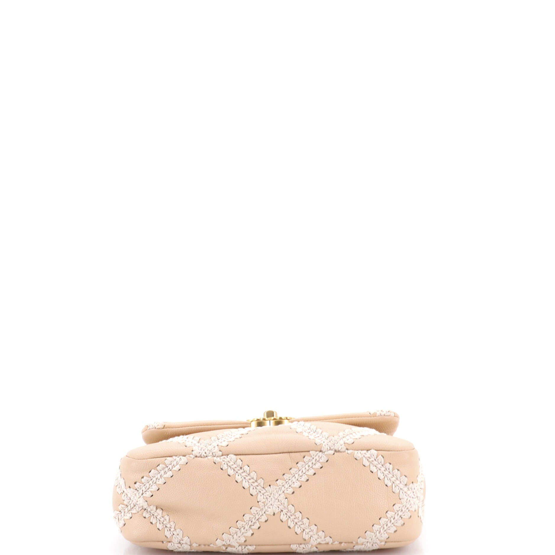 19 Flap Bag Crochet Quilted Calfskin Medium - Image 4