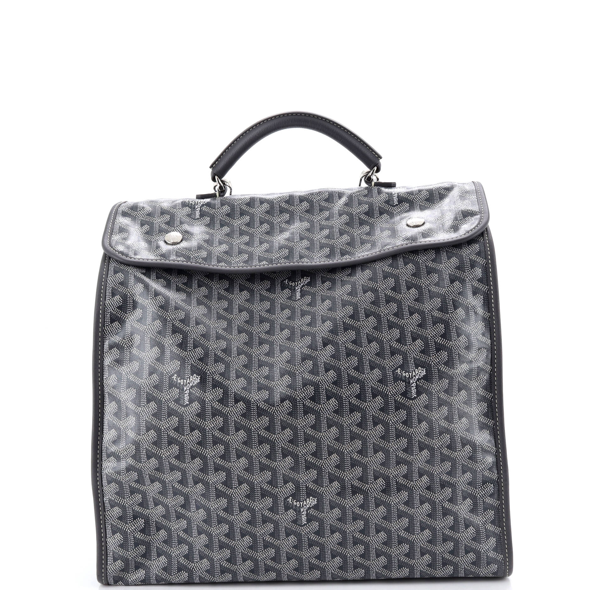 Saint Leger Briefcase Backpack Coated Canvas