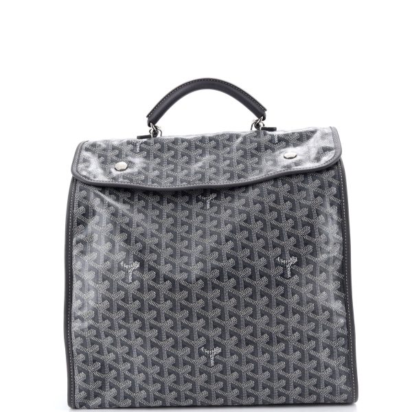 Saint Leger Briefcase Backpack Coated Canvas