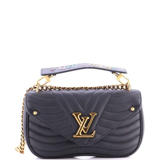 New Wave Chain Bag Quilted Leather MM