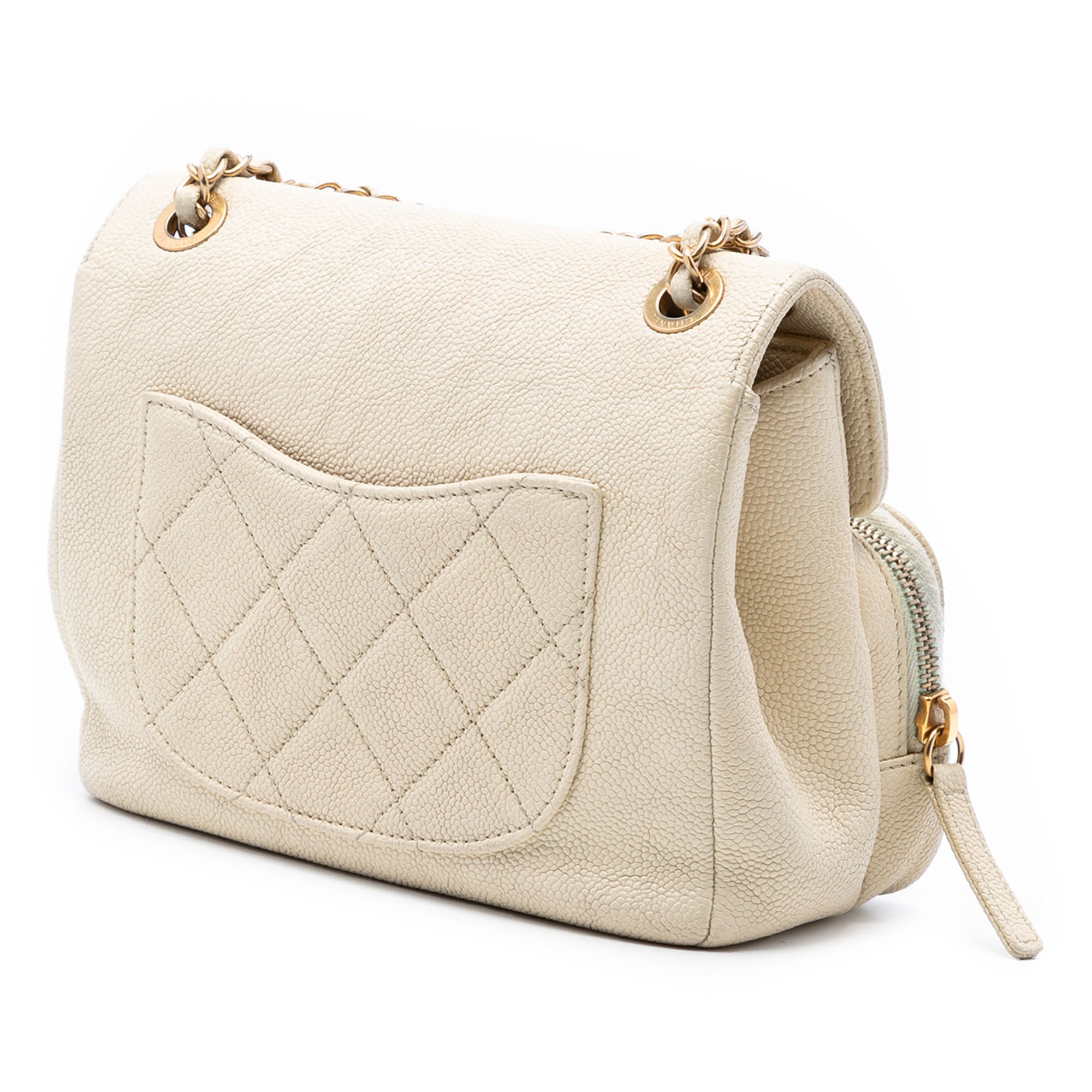 Business Affinity Flap Messenger Bag Caviar - Image 2
