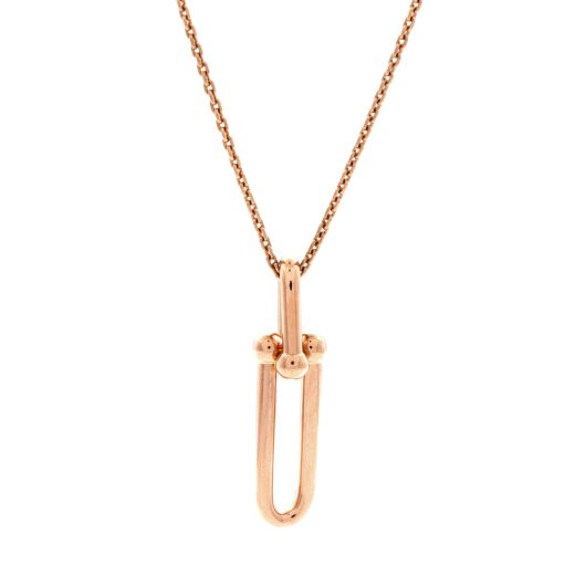HardWear Link Pendant Necklace 18K Rose Gold
