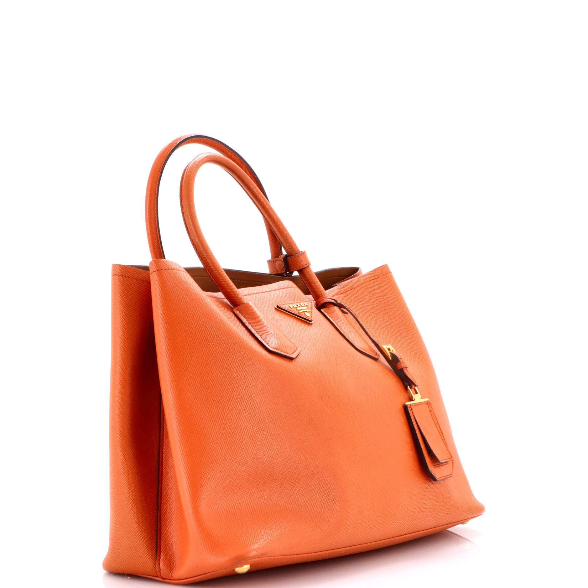 Cuir Double Tote Saffiano Leather Medium - Image 2