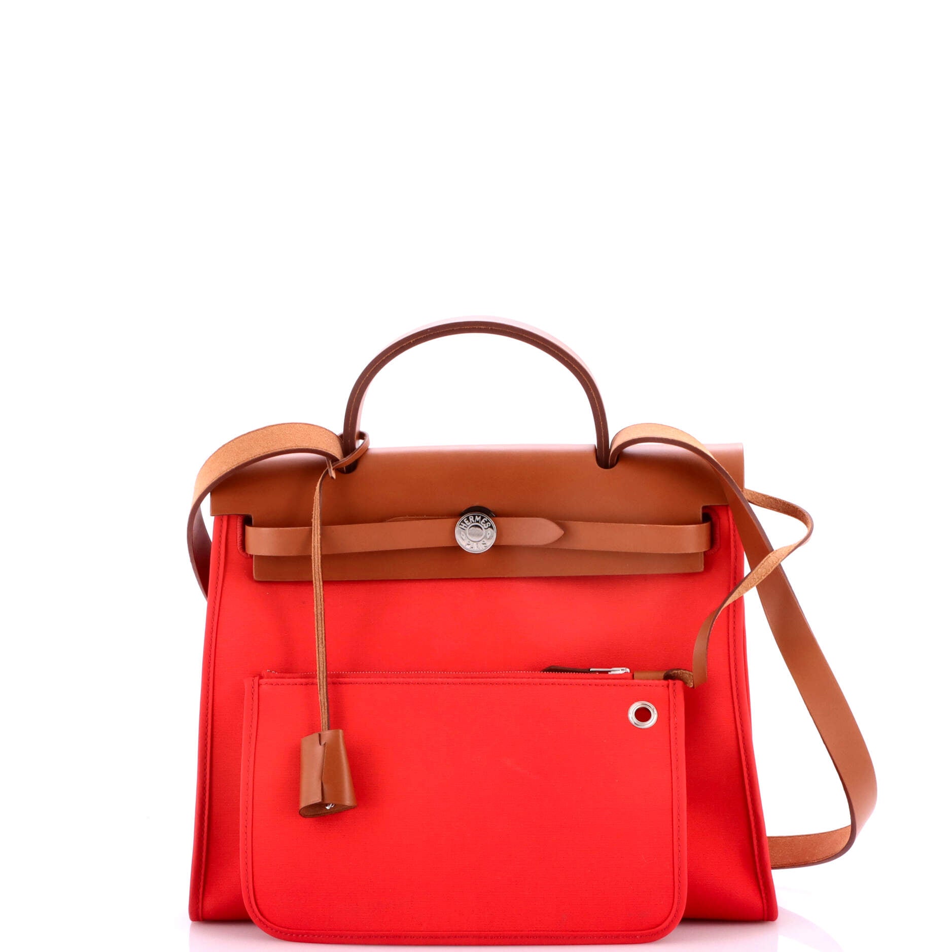 Herbag Zip Leather and Toile 31 - Image 2