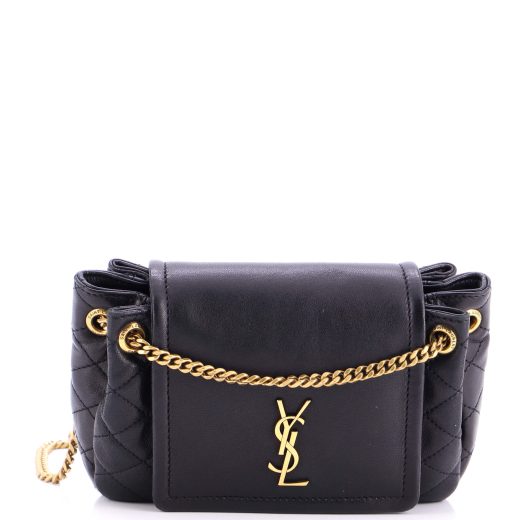 Saint Laurent Nolita Satchel Quilted Leather Mini