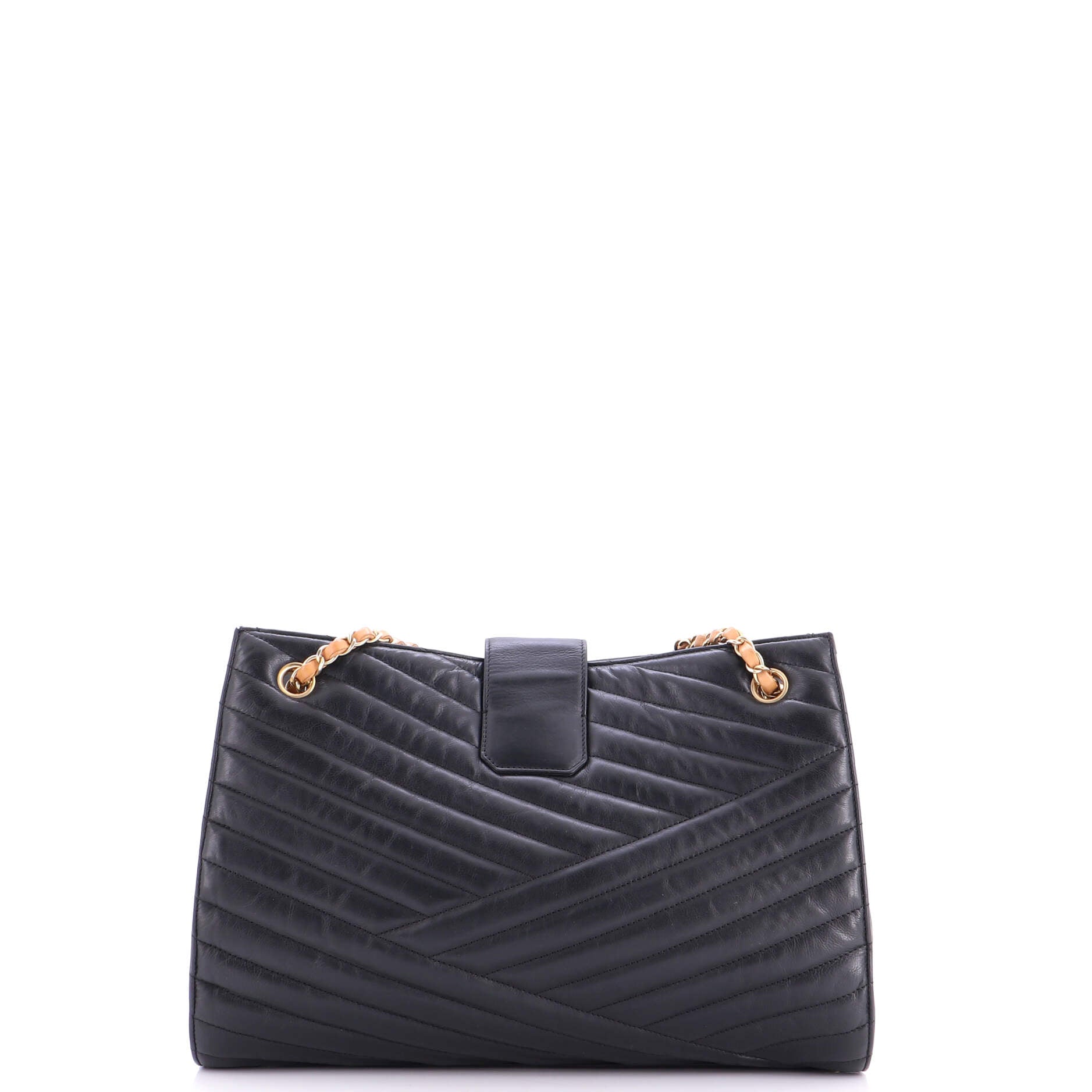 Gabrielle Tote Chevron Leather Large - Image 3