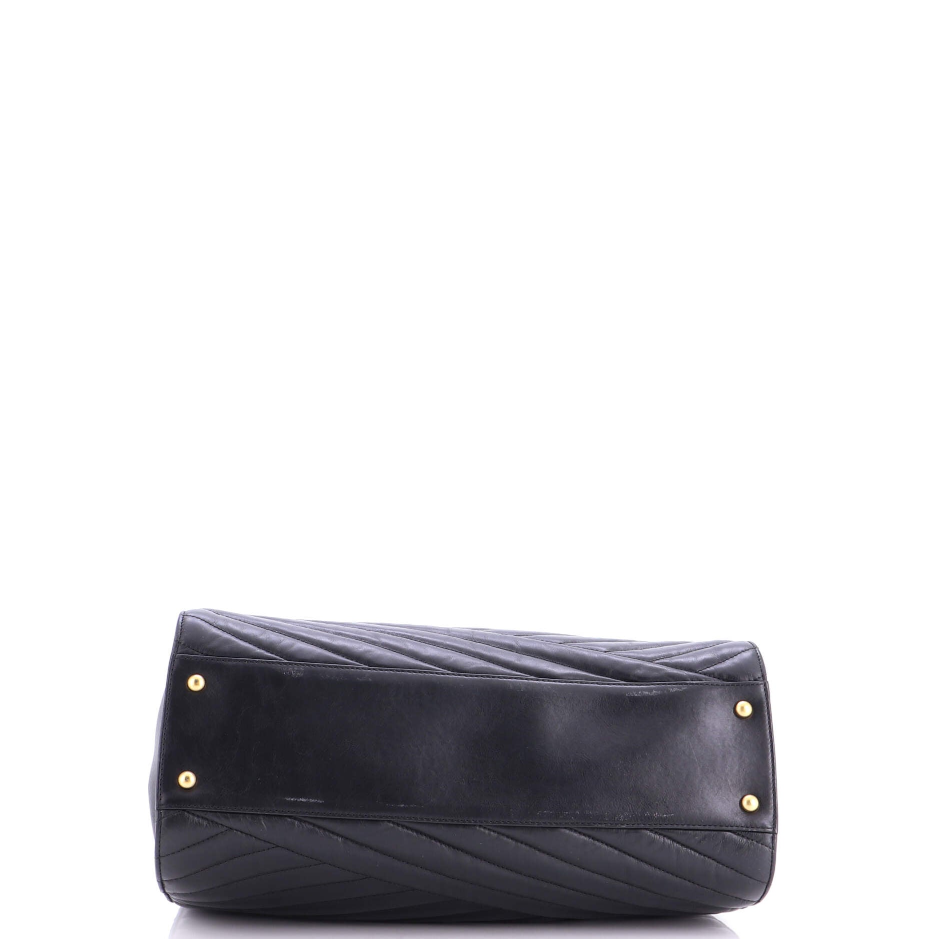 Gabrielle Tote Chevron Leather Large - Image 4