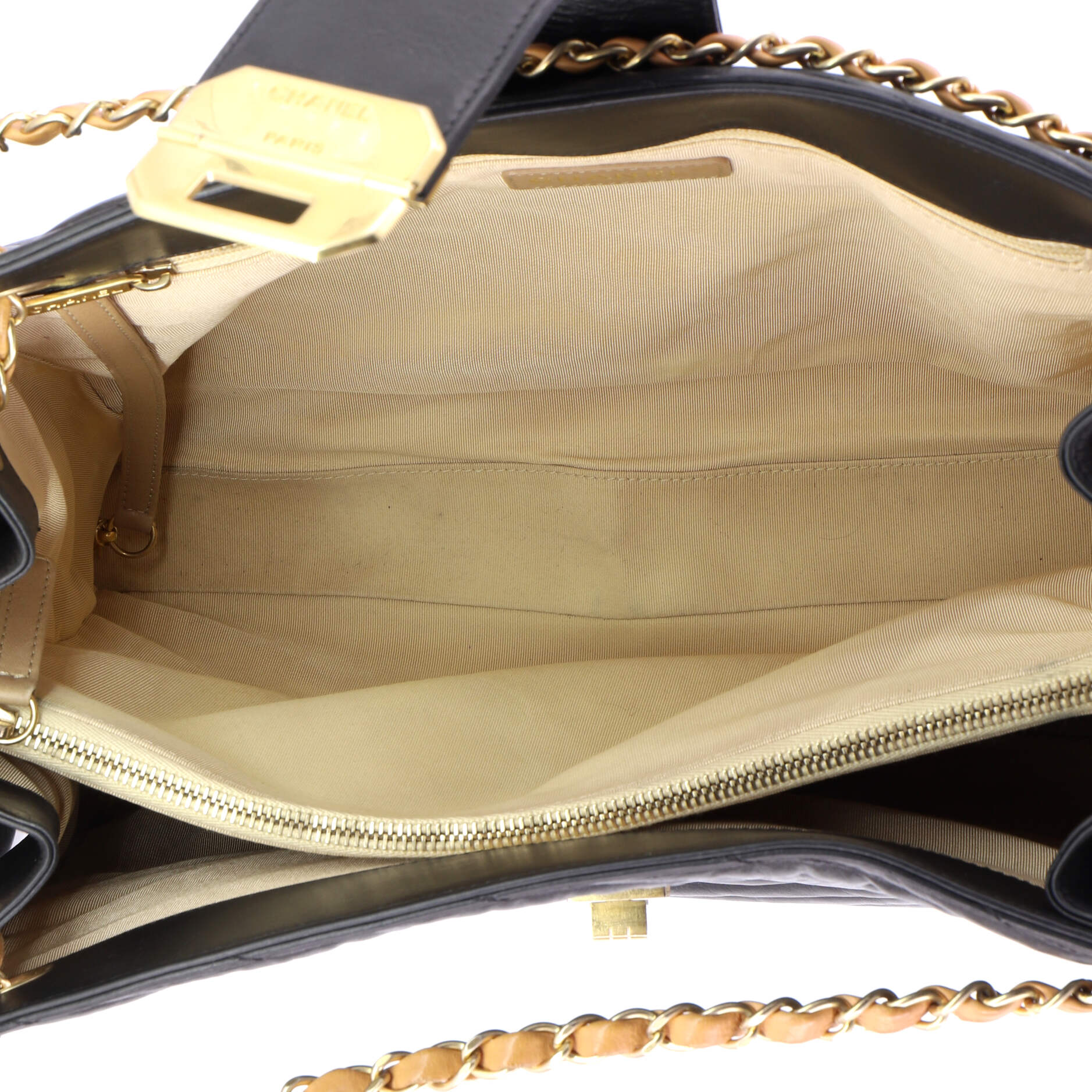 Gabrielle Tote Chevron Leather Large - Image 5