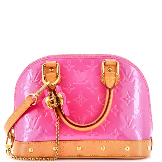 Alma Charm Chain Handbag Monogram Vernis BB