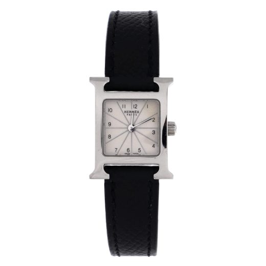 Heure H Quartz Watch Stainless Steel and Leather 17