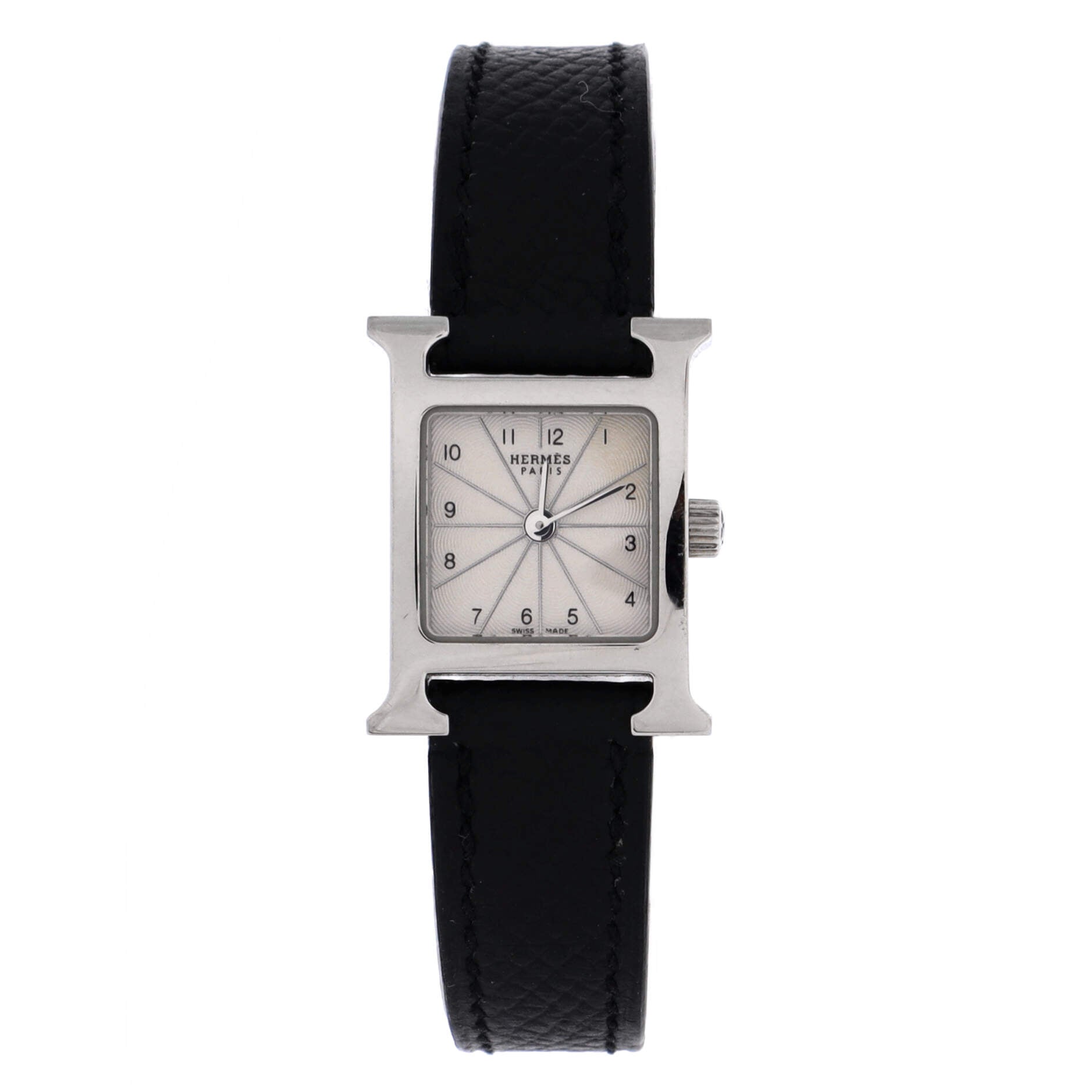 Heure H Quartz Watch Stainless Steel and Leather 17