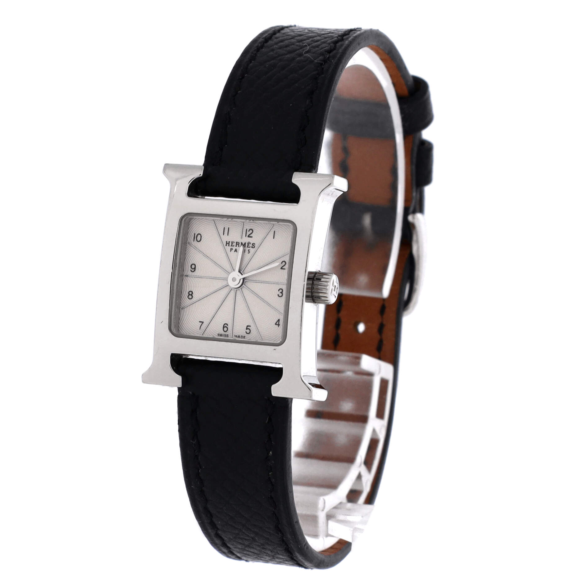 Heure H Quartz Watch Stainless Steel and Leather 17 - Image 2