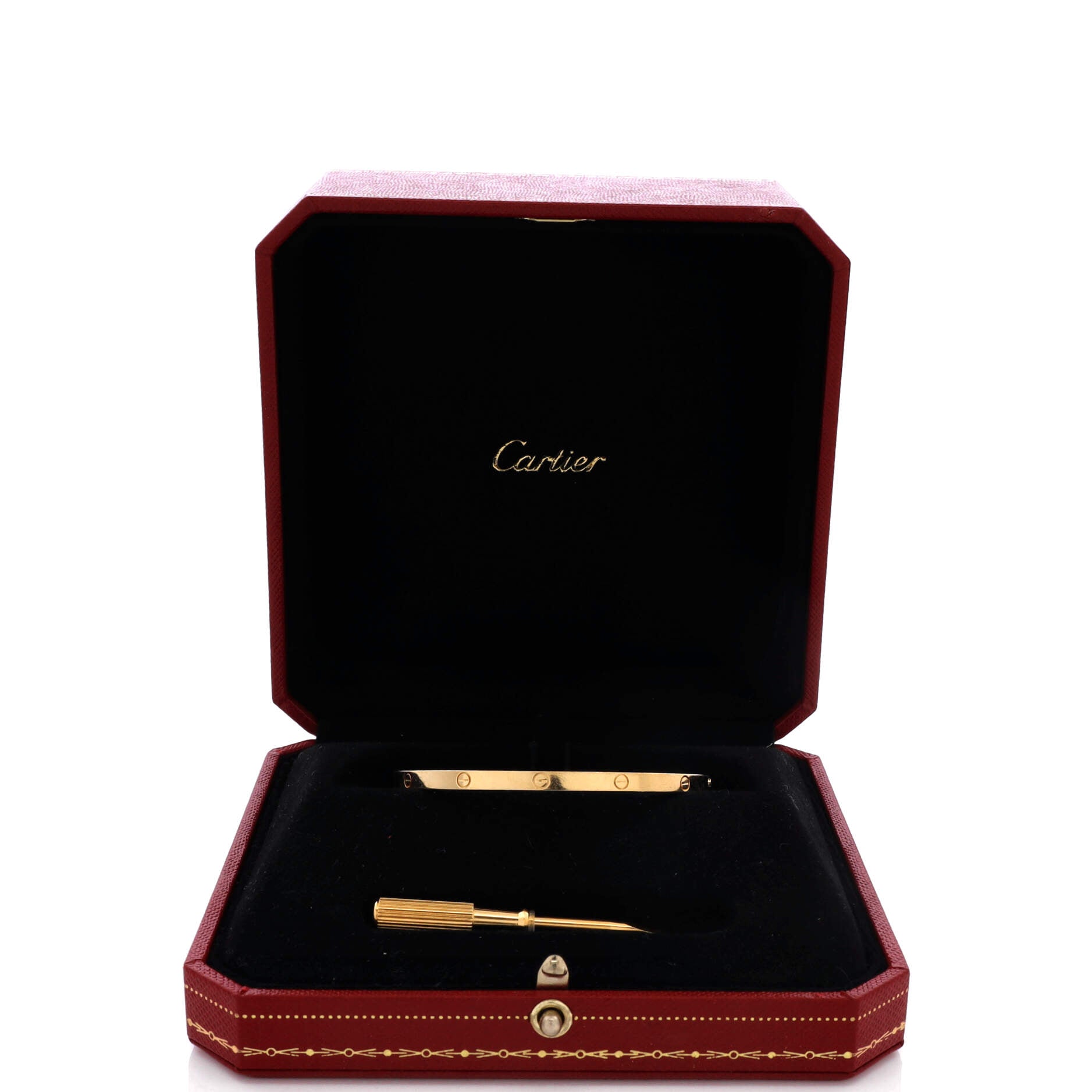 Love Bracelet 18K Yellow Gold Small 17 - Image 2