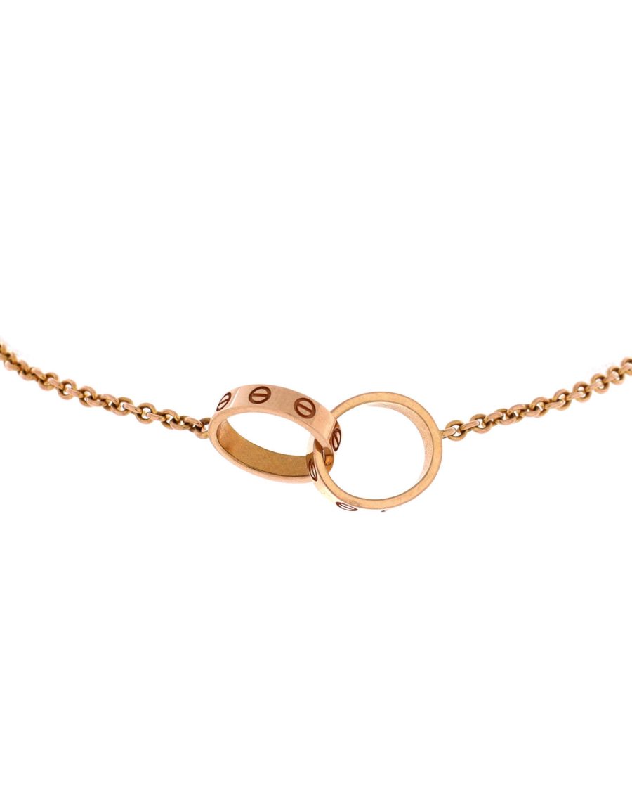 Love Interlocking Bracelet 18K Rose Gold