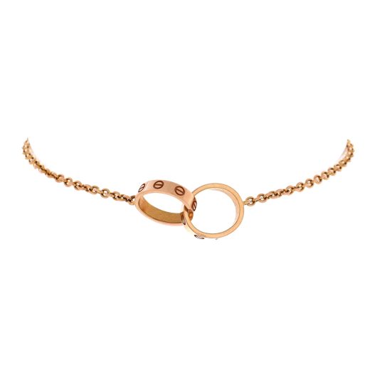 Love Interlocking Bracelet 18K Rose Gold
