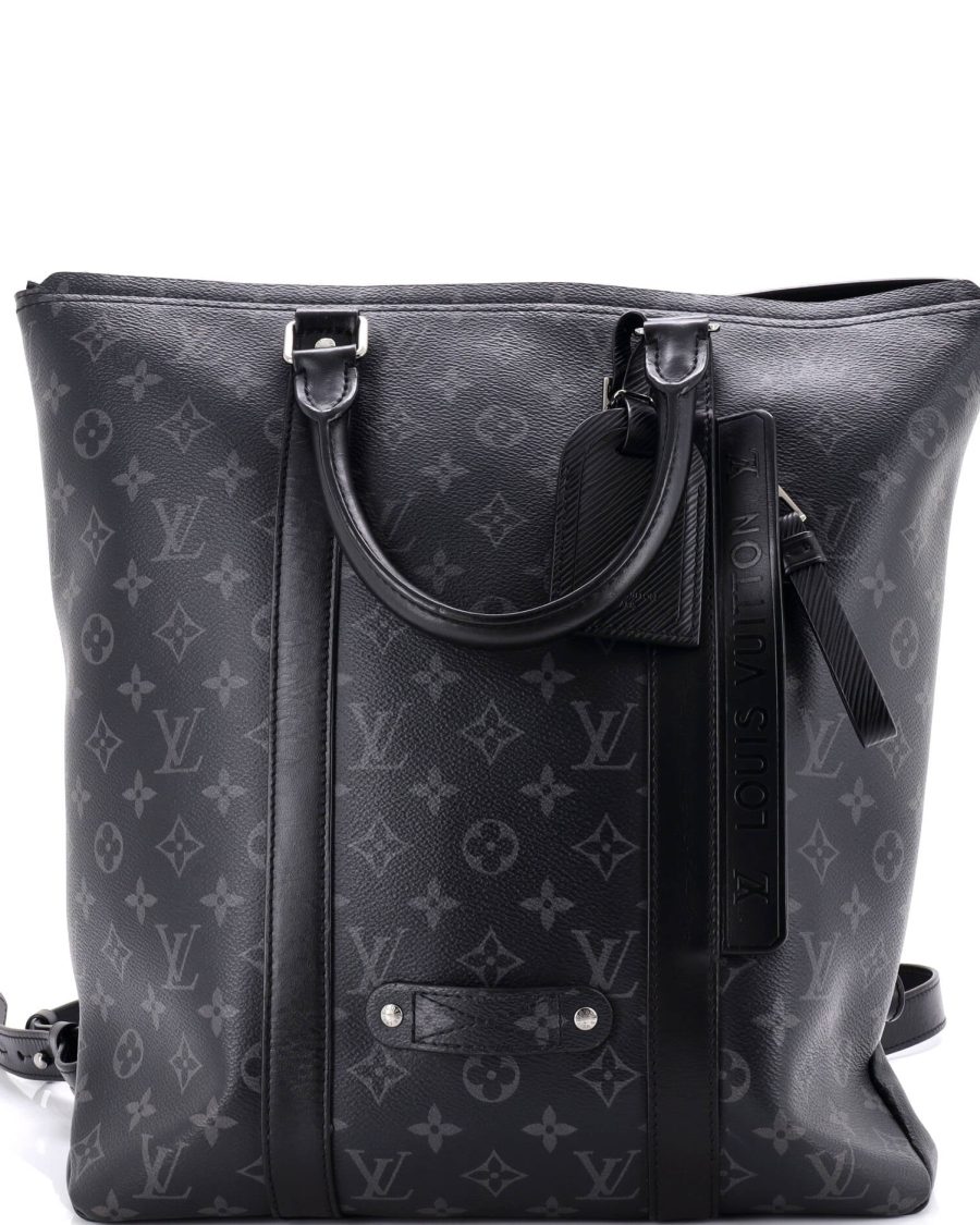 Tote Backpack Monogram Eclipse Canvas