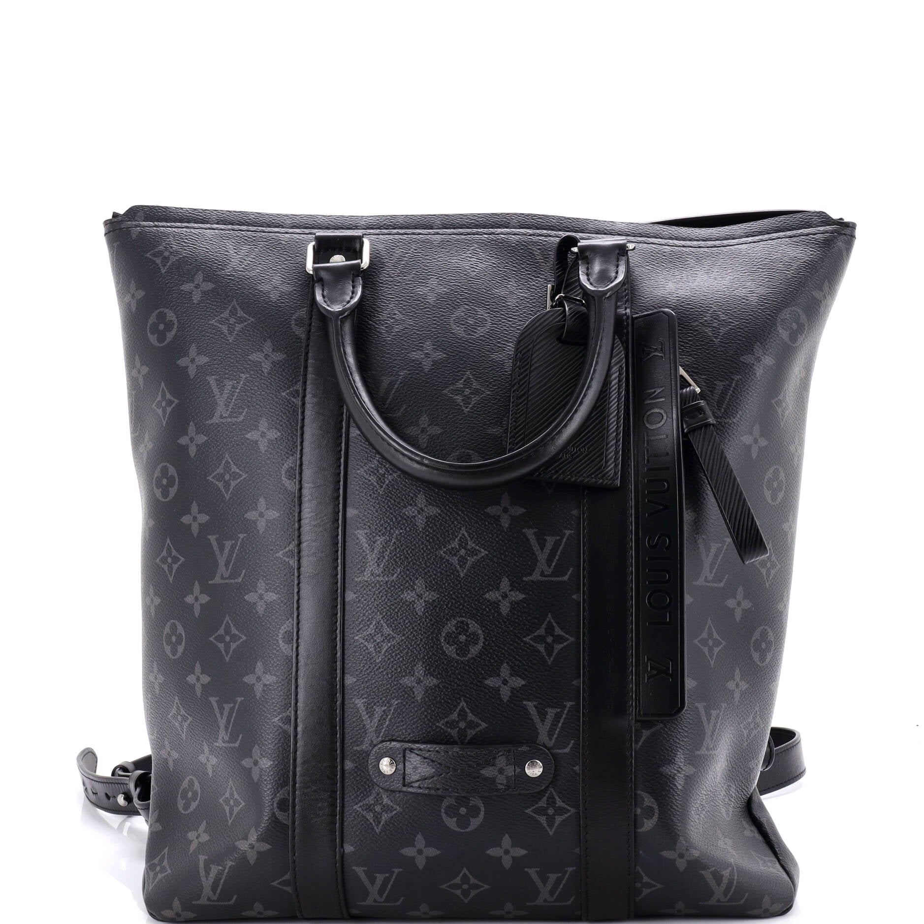 Tote Backpack Monogram Eclipse Canvas