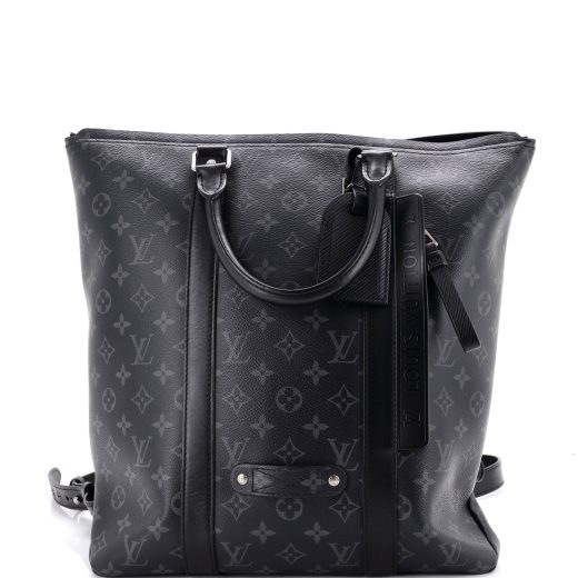 Tote Backpack Monogram Eclipse Canvas