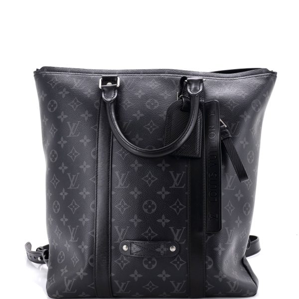 Tote Backpack Monogram Eclipse Canvas