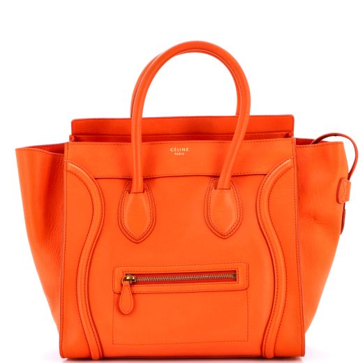 Celine Luggage Bag Smooth Leather Mini