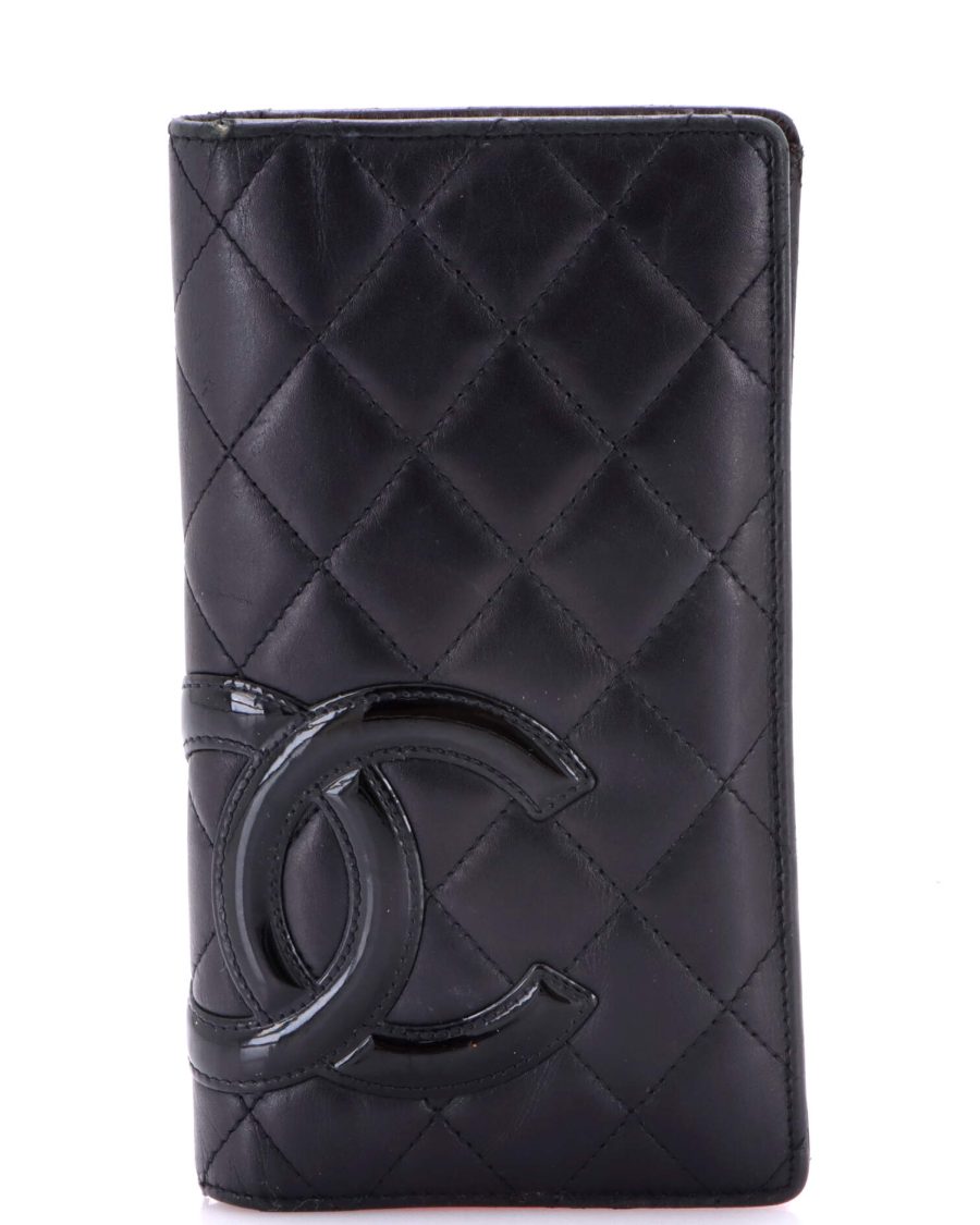 Cambon Bifold Wallet Quilted Lambskin Long