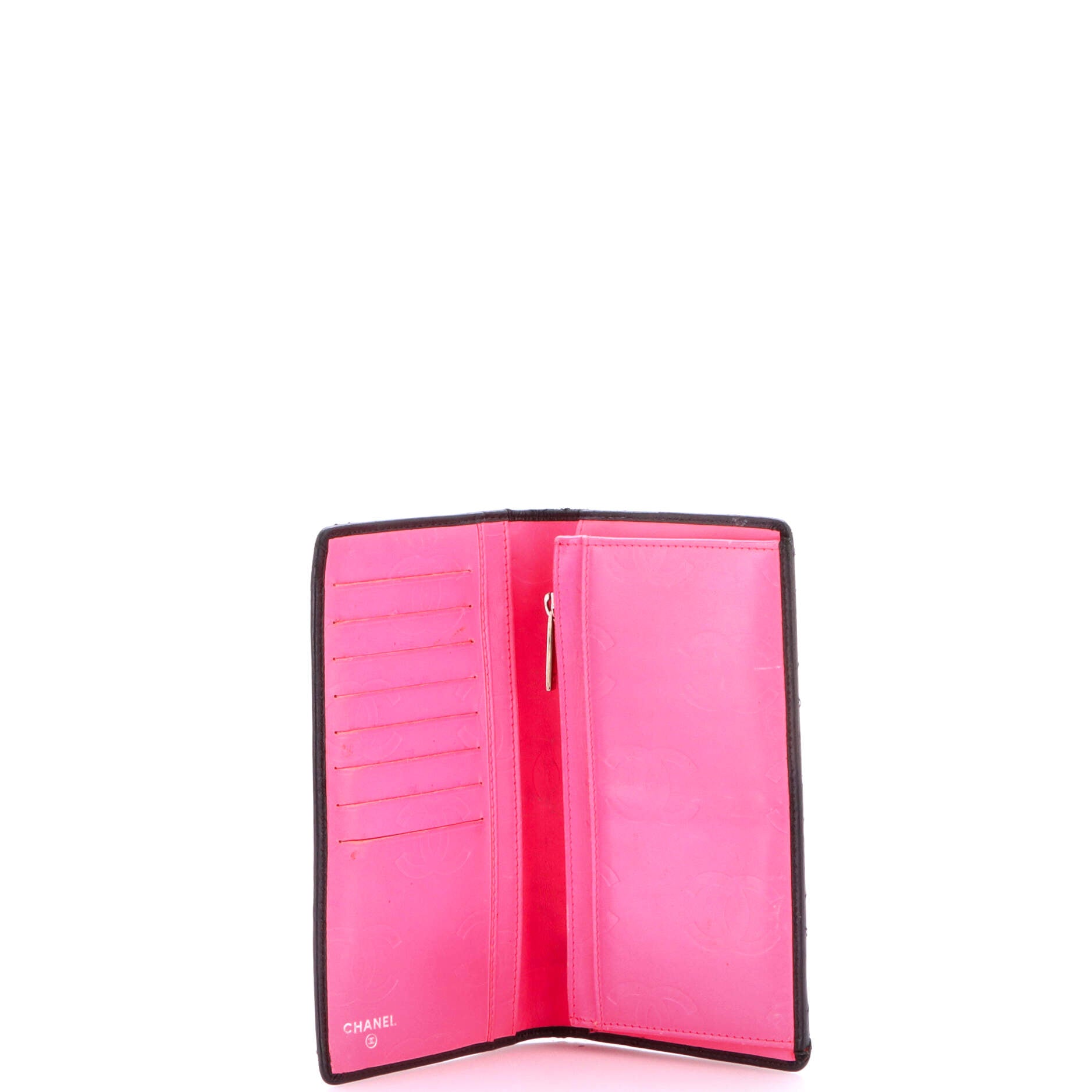 Cambon Bifold Wallet Quilted Lambskin Long - Image 6