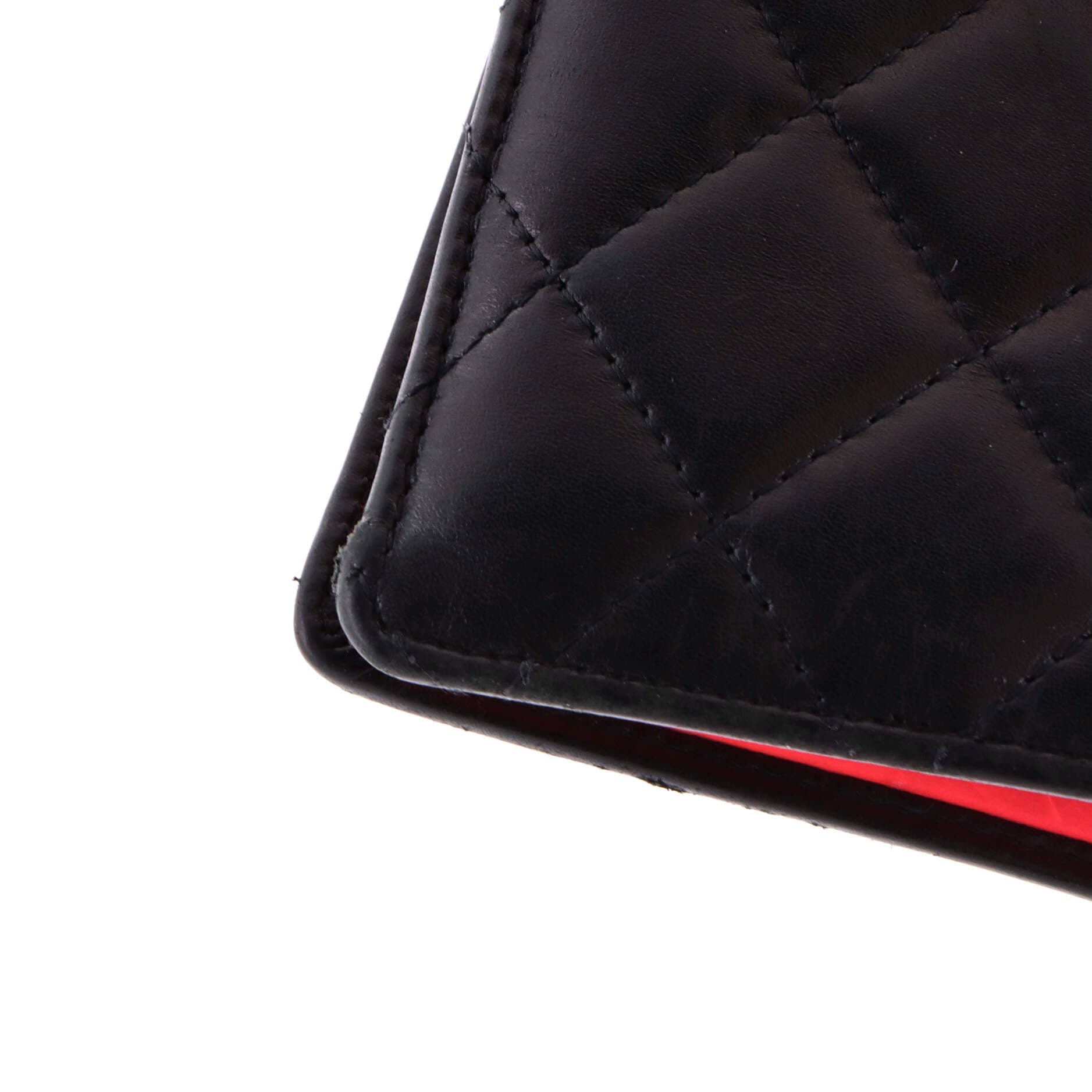 Cambon Bifold Wallet Quilted Lambskin Long - Image 8