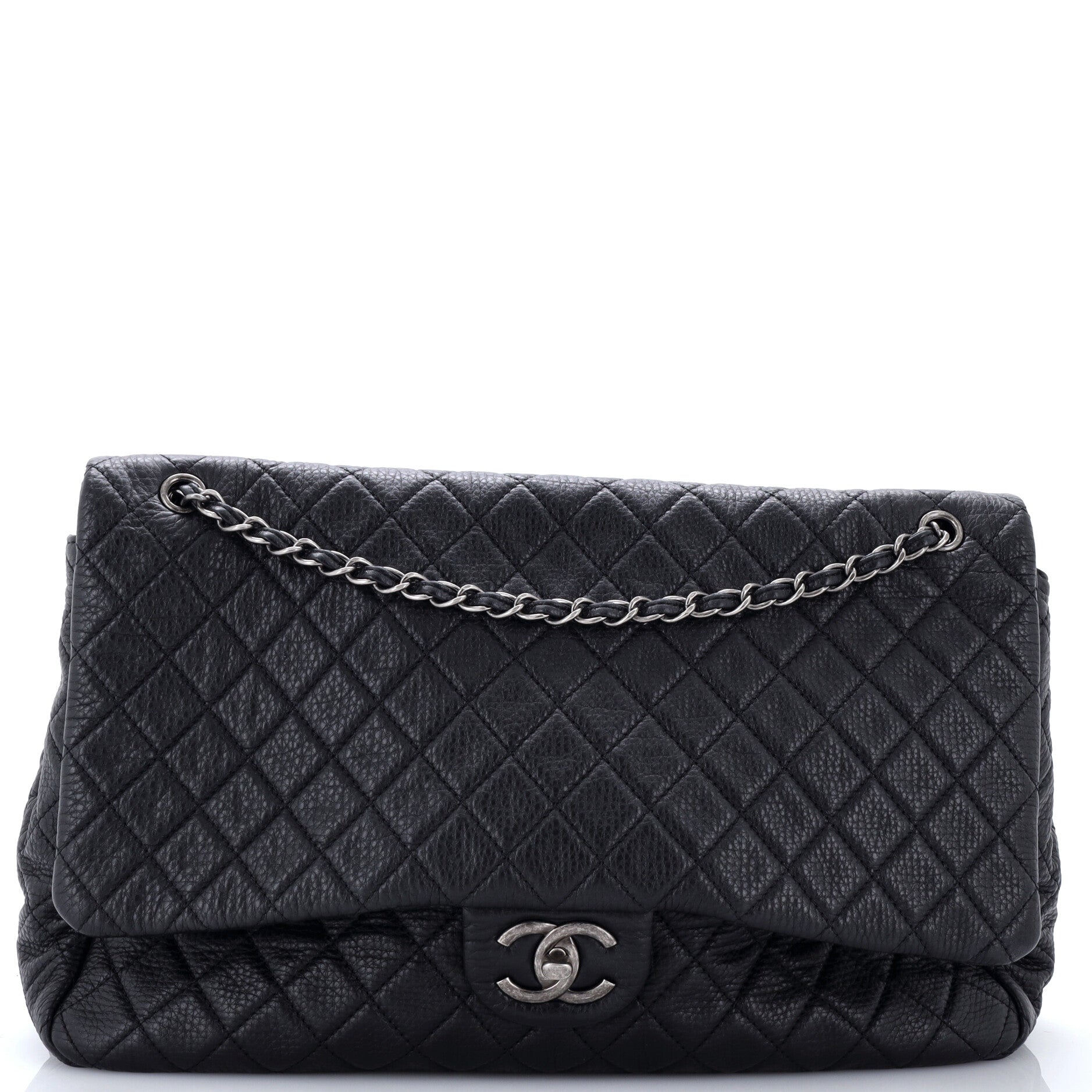 Airlines CC Flap Bag Quilted Calfskin XXL