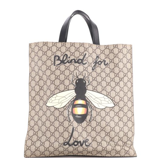 Convertible Soft Open Tote Printed GG Coated Canvas Tall