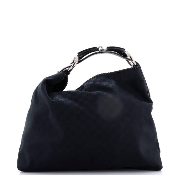 Horsebit Hobo GG Canvas Large