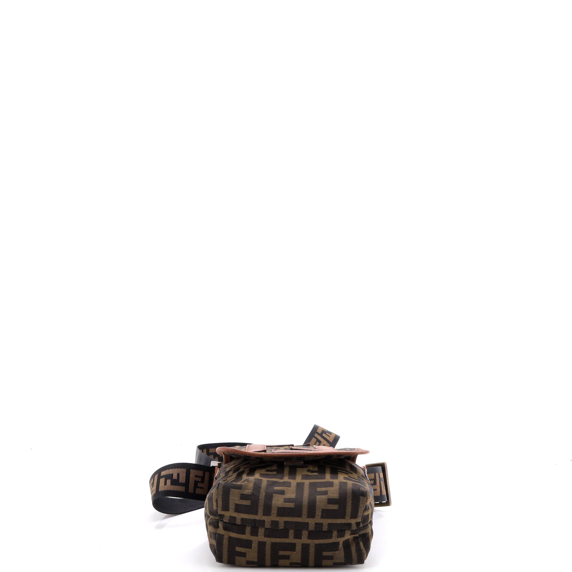 Vintage FF Flap Messenger Bag Zucca Canvas Mini - Image 4