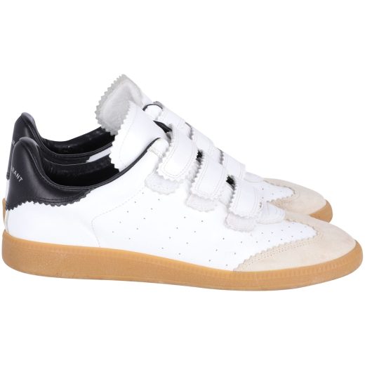 Women's Isabel Marant Beth Sneakers in White Leather