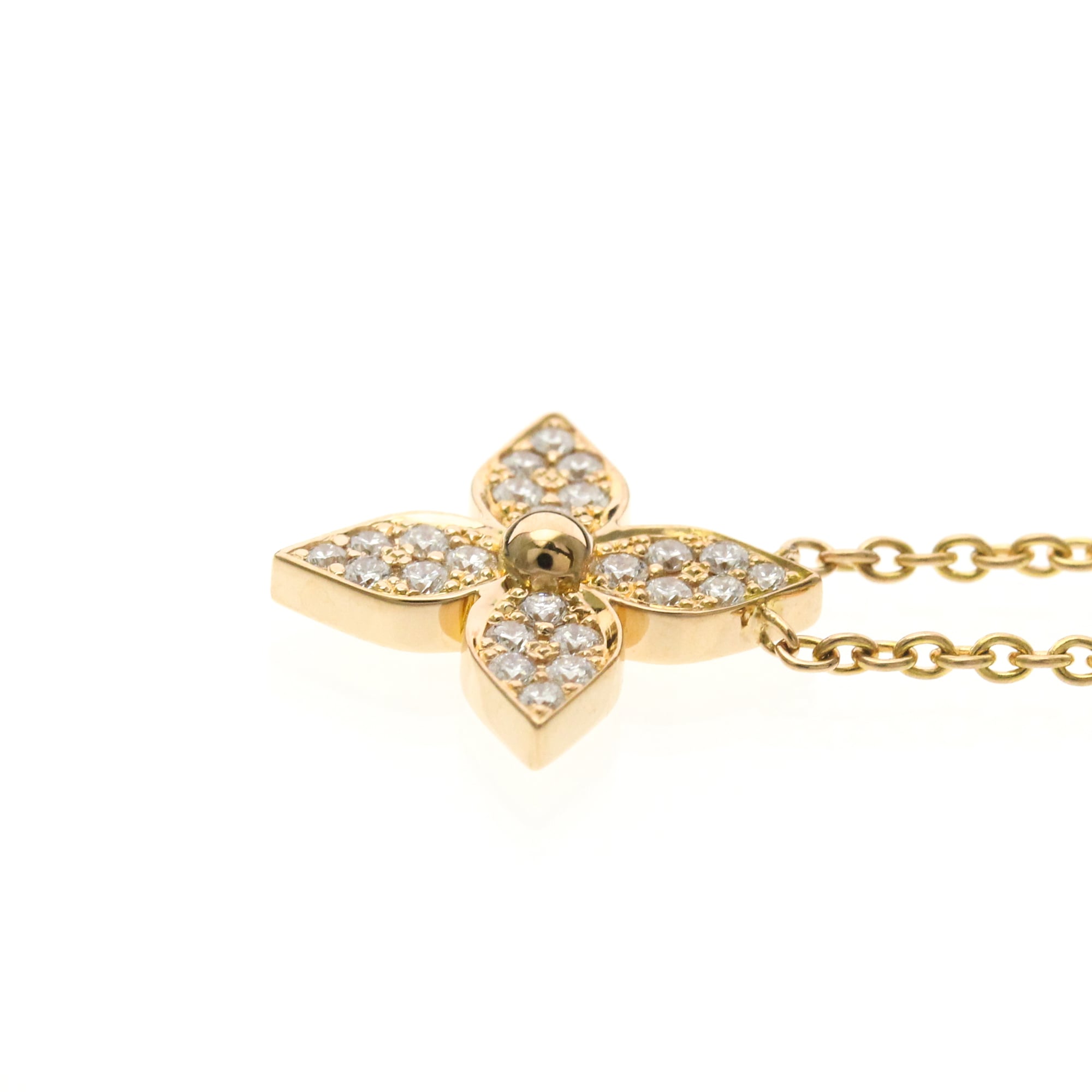 Pendant Necklace 18K Rose Gold with Diamond - Image 3