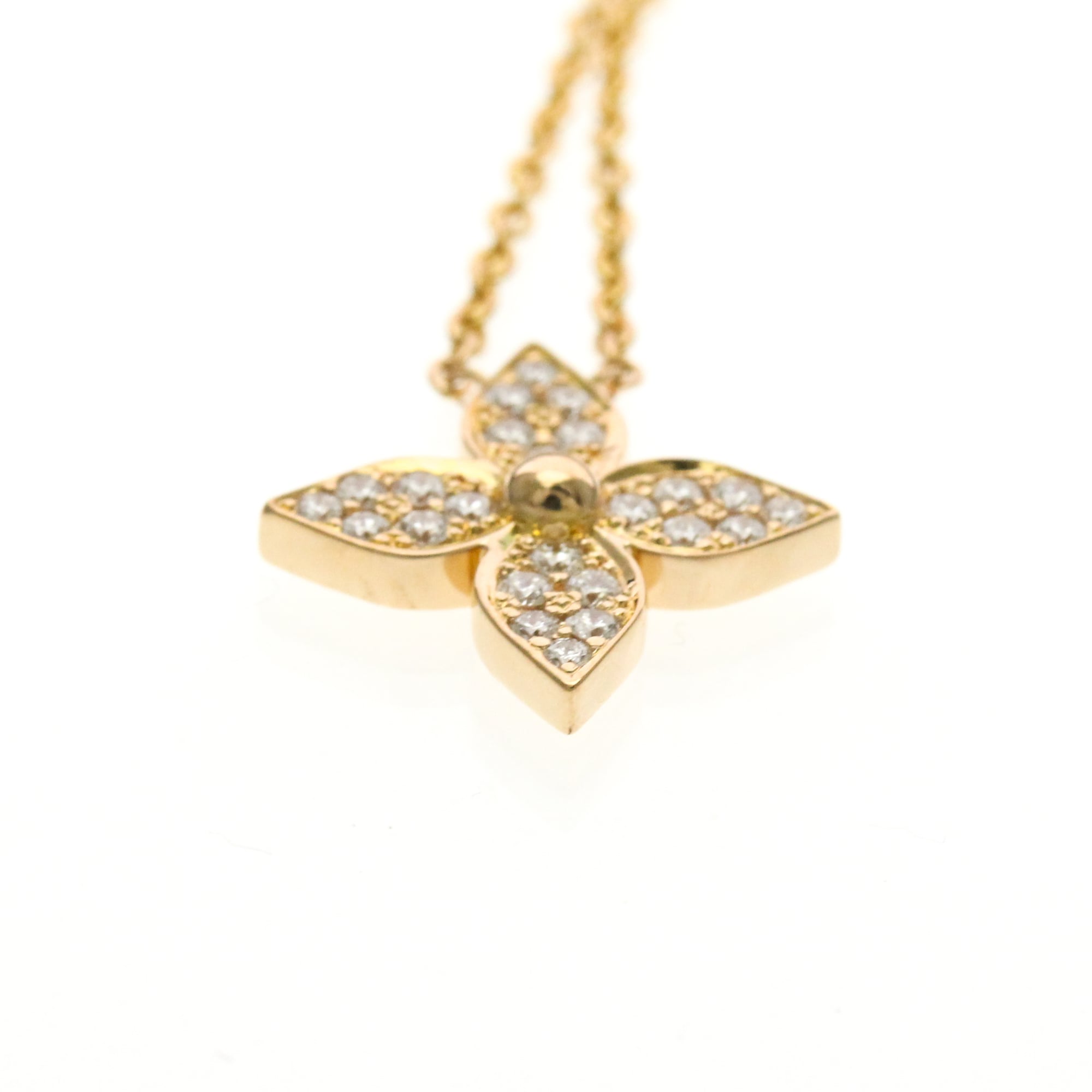 Pendant Necklace 18K Rose Gold with Diamond - Image 4